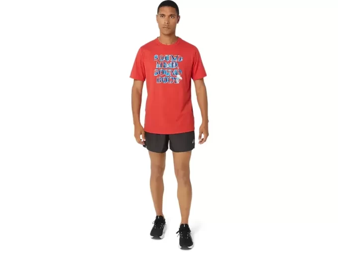ASICS HIBISCUS SLOGAN T-SKJORTE