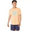 ASICS HIBISCUS SLOGAN T-SKJORTE