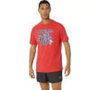 ASICS HIBISCUS SLOGAN T-SKJORTE