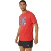 ASICS HIBISCUS SLOGAN T-SKJORTE