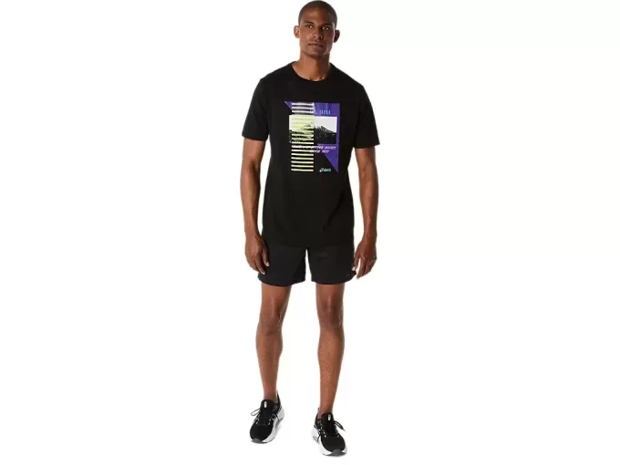 ASICS RETRO KORT ERME T-SKJORTE