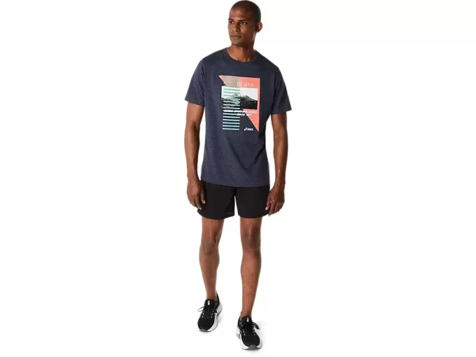 ASICS RETRO KORT ERME T-SKJORTE
