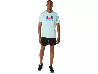 ASICS RETRO SUNSET KORT ERME T-SKJORTE