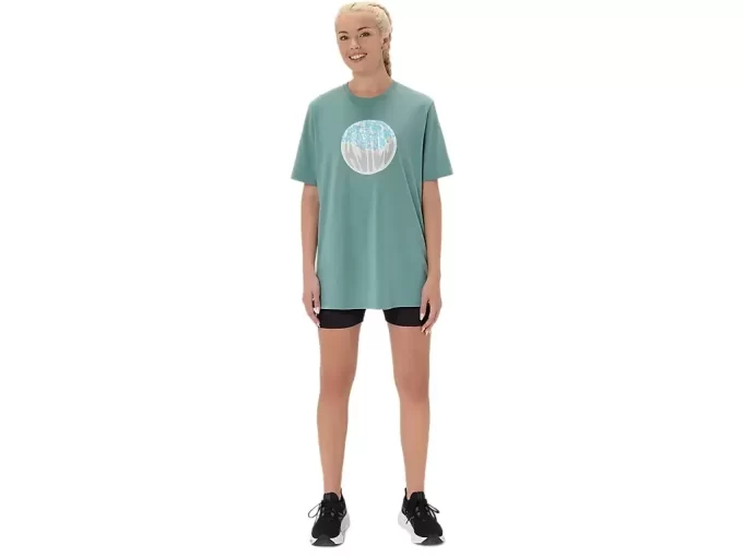 ASICS SHOREBREAK KORT ERME T-SKJORTE