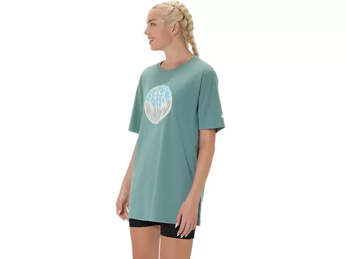 ASICS SHOREBREAK KORT ERME T-SKJORTE