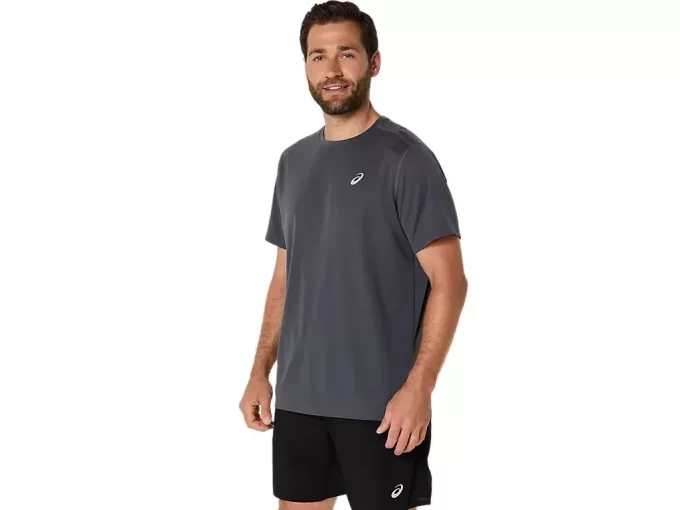 ASICS SØLV KORT ERME TOPP