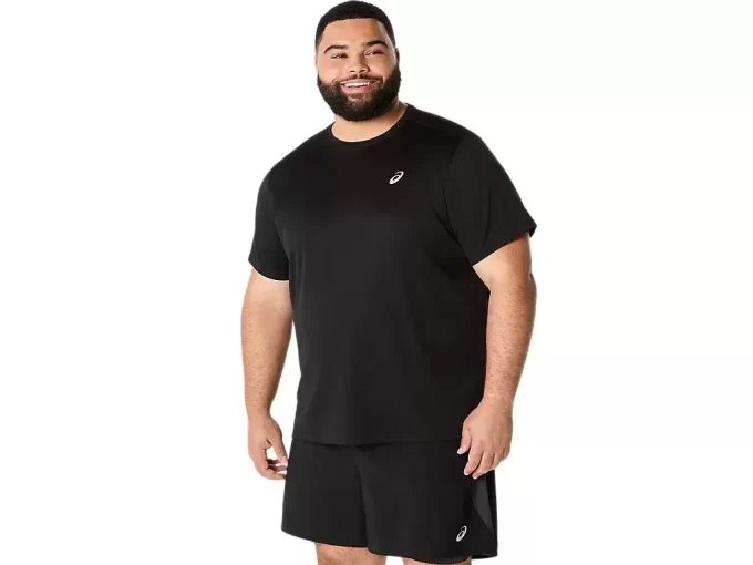 ASICS SØLV KORT ERME TOPP