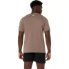 ASICS STRIPETE KORT ERME T-SKJORTE