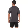 ASICS STRIPETE KORT ERME T-SKJORTE