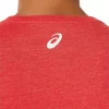 ASICS STRIPETE KORT ERME T-SKJORTE