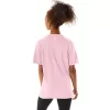 ASICS STRIPETE KORT ERME T-SKJORTE