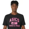 ASICS UNISEX FRITT OG FELTT-T-SHIRT MED GRAFISK UTSTYR