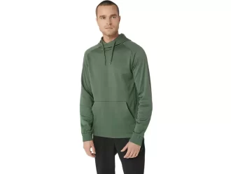 BØRSTET FLEECE-GENSER MED HETTEGENSER