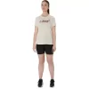 DAME ASICS BLOMSTER-T-SKJORTE MED SLAGORD, KORT ERME