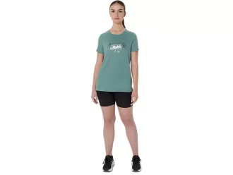 DAME ASICS FOIL KORT ERME T-SKJORTE