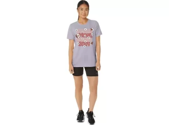 DAME ASICS MONARCH SLOGAN CREW-SKOR