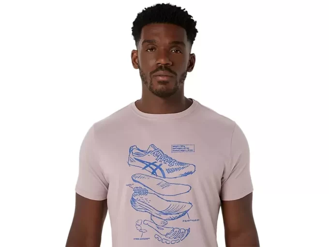 HERRE BLUEPRINT-T-SKJORTE