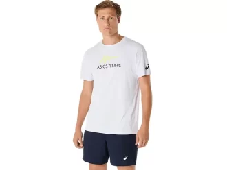 HERRE COURT GRAFISK T-SKJORTE