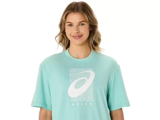 TRENINGSKJERNEN ASICS SPIRAL GRAPHIC RELAXED T-SKJORTE