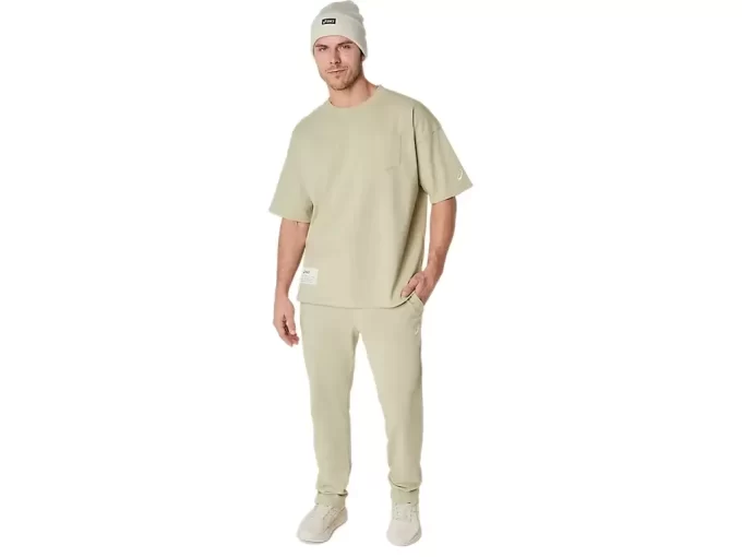 TYGG T-SHIRT MED AVSLAPPET LOMME