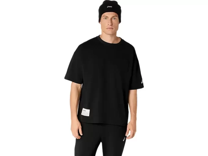 TYGG T-SHIRT MED AVSLAPPET LOMME