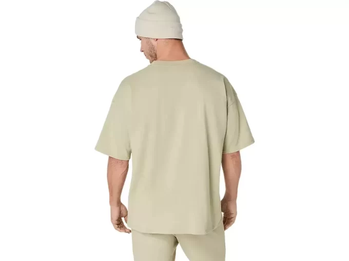 TYGG T-SHIRT MED AVSLAPPET LOMME