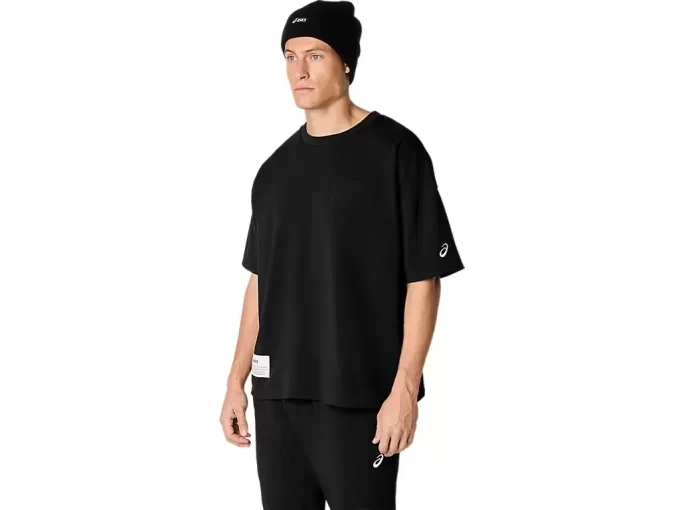 TYGG T-SHIRT MED AVSLAPPET LOMME