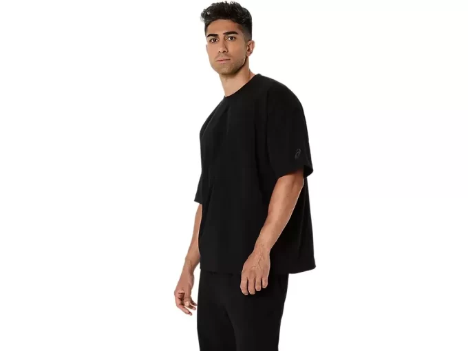 TYGG T-SHIRT MED AVSLAPPET LOMME