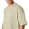 TYGG T-SHIRT MED AVSLAPPET LOMME