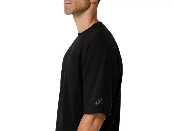 TYGG T-SHIRT MED AVSLAPPET LOMME