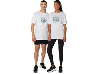 UNISEX ASICS FEIRER HJEMMET VÅRT KORT ERME T-SKJORTE