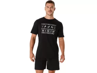UNISEX ASICS HOLIDAY KORT ERME T-SKJORTE