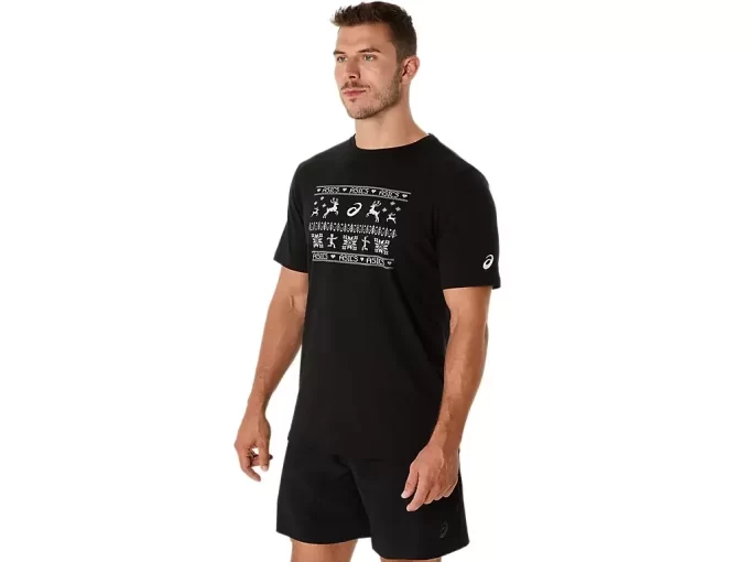UNISEX ASICS HOLIDAY KORT ERME T-SKJORTE