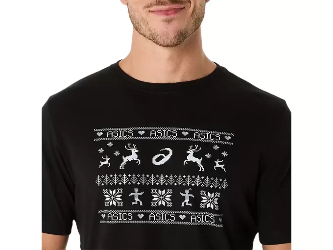 UNISEX ASICS HOLIDAY KORT ERME T-SKJORTE