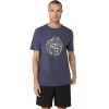 UNISEX ASICS LYSERE DAGER FORUT KORT ERME T-SKJORTE