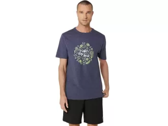 UNISEX ASICS LYSERE DAGER FORUT KORT ERME T-SKJORTE