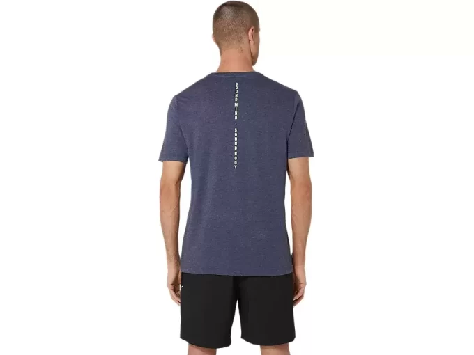 UNISEX ASICS LYSERE DAGER FORUT KORT ERME T-SKJORTE
