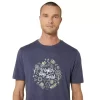 UNISEX ASICS LYSERE DAGER FORUT KORT ERME T-SKJORTE