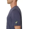 UNISEX ASICS LYSERE DAGER FORUT KORT ERME T-SKJORTE