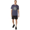 UNISEX ASICS LYSERE DAGER FORUT KORT ERME T-SKJORTE