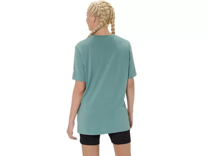 UNISEX ASICS PALM IN THE SUN KORT ERME T-SKJORTE UNISEX ASICS PALM IN THE SUN KORT ERME T-SKJORTE
