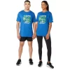 UNISEX ASICS RUN OUTSIDE CLUB KORTARMET T-SKJORTE