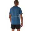 UNISEX ASICS RUN OUTSIDE CLUB KORTARMET T-SKJORTE