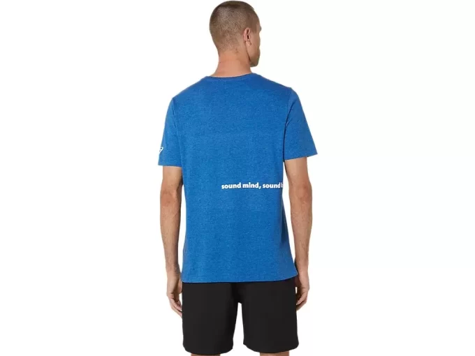 UNISEX ASICS RUN OUTSIDE CLUB KORTARMET T-SKJORTE