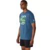 UNISEX ASICS RUN OUTSIDE CLUB KORTARMET T-SKJORTE