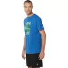 UNISEX ASICS RUN OUTSIDE CLUB KORTARMET T-SKJORTE