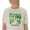 UNISEX ASICS RUN OUTSIDE CLUB KORTARMET T-SKJORTE