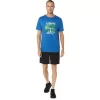UNISEX ASICS RUN OUTSIDE CLUB KORTARMET T-SKJORTE
