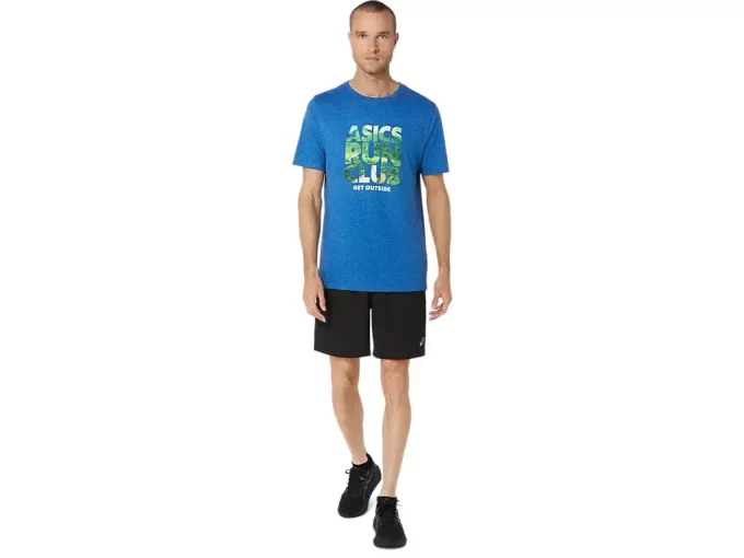 UNISEX ASICS RUN OUTSIDE CLUB KORTARMET T-SKJORTE