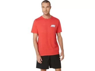 UNISEX ASICS SMSB 1977 RUN CLUB KORTARMET T-SKJORTE